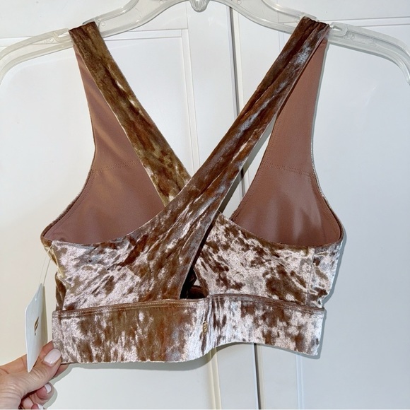 New! Fabletics 3-piece Set Crushed Velour Zip Up Hoodie/Legging/Bra-Top Sz Small - Picture 10 of 16